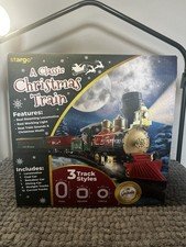 Complete Christmas Train Set (Steam Lights & Sounds!)