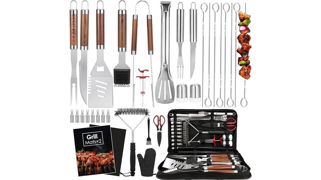 comprehensive grilling accessory set