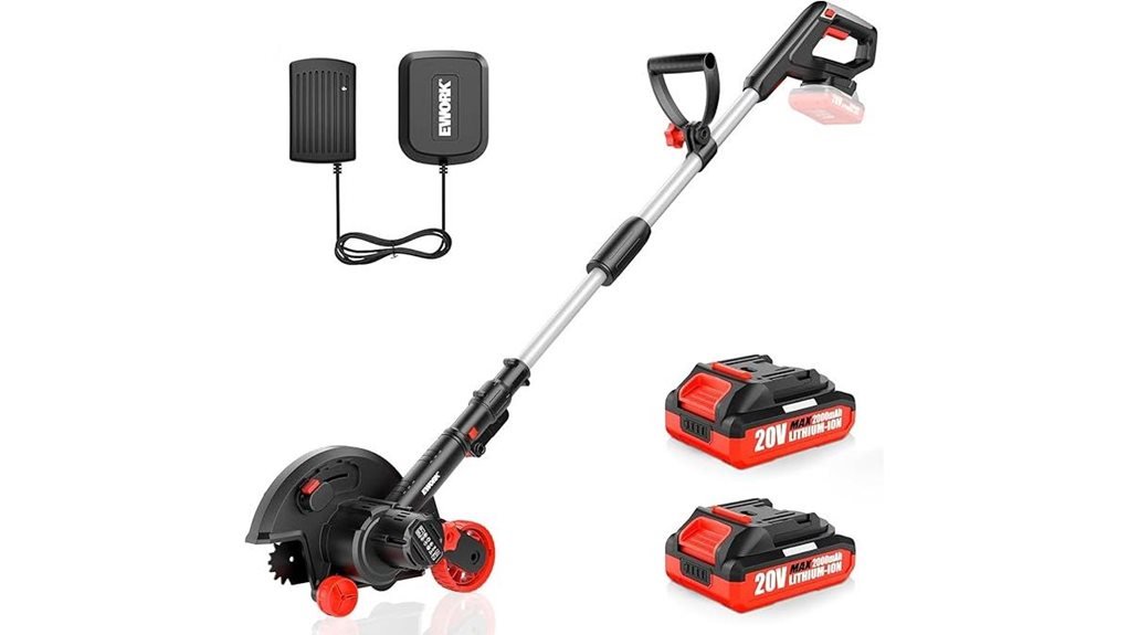 cordless lawn edger kit