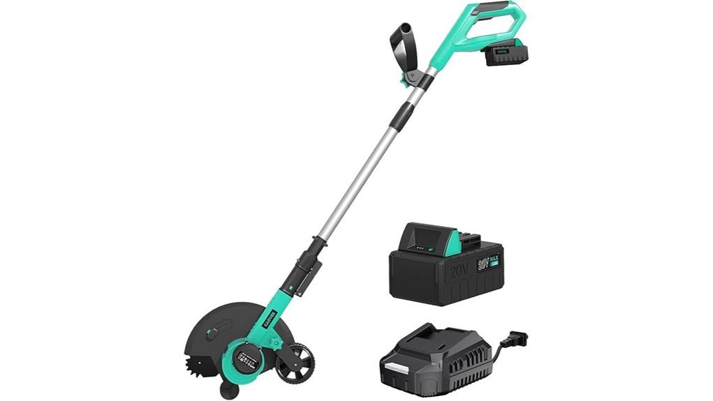 cordless lawn edger tool