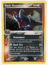 Dark Houndoom LP SWIRL 5/109 Team Rocket Returns Pokemon TCG Holo