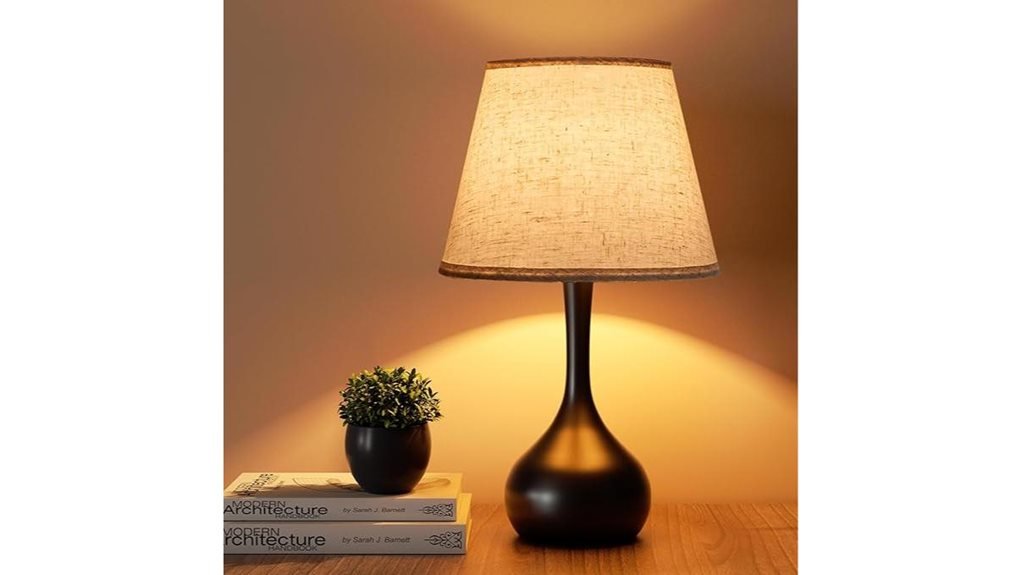 dimmable bedside touch lamp
