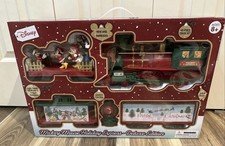 DISNEY Mickey Mouse Holiday Express Deluxe Edition 49-pc Train Set w/Remote NEW