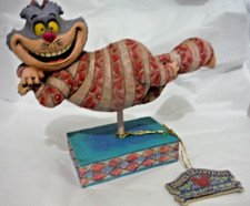 Disney Traditions Jim Shore "Grinning Cheshire" Cat Floating Alice In Wonderland