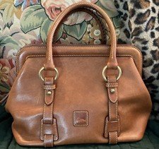 Dooney & Bourke Small Mitchell Satchel, Natural Florentine Leather
