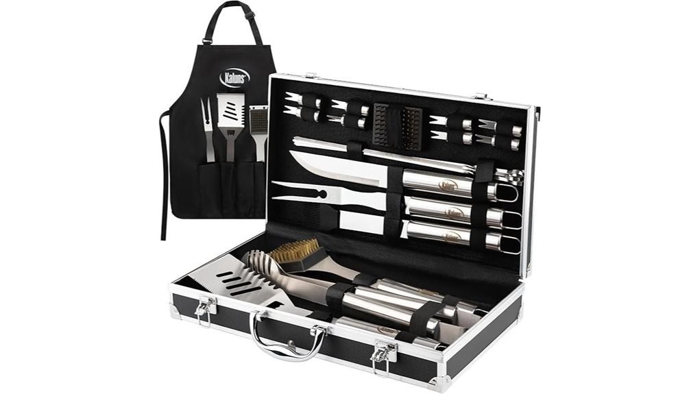 durable bbq tools included