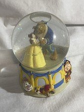 Enesco - Disney - Beauty and the Beast Snow Globe - 1991 - Tested