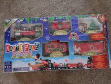 Eztec 33 Piece Christmas Train Set North Pole Express