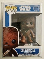 FUNKO POP STAR WARS 06 CHEWBACCA FIGURE with PROTECTOR FAST SHIPPING