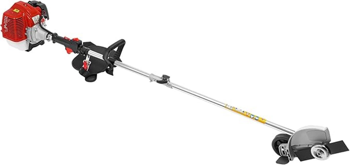 gas powered lawn edger trimmer