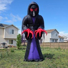 Gemmy 2018 16ft Tall Grim Reaper Halloween Airblown Inflatable