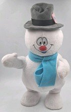 Gemmy Animated Singing & Dancing Frosty the Snowman Plush Christmas 13" Works