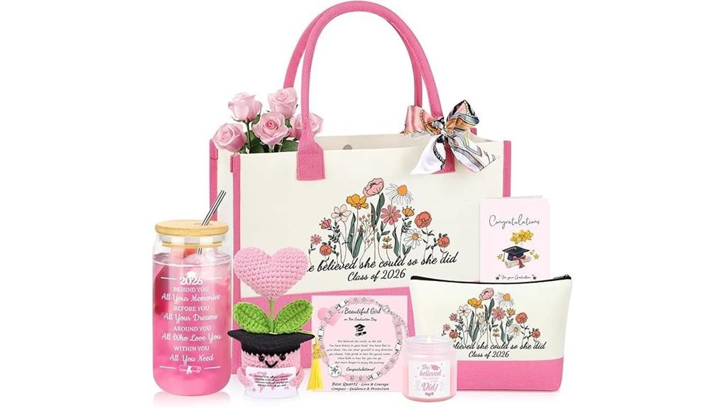 graduation gift basket set
