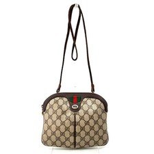 Gucci Sherry Line GG Supreme Shoulder Bag Vintage Crossbody Monogram Brown Italy