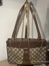 Gucci Vintage Monogram GG Supreme Interlocking shoulder bag COA & Chain included