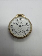 Hamilton 992B Railway Special 21J A6P Railroad Model 16 Pocket Watch 16s Runs