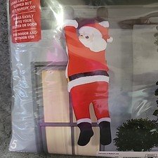 Hang On Santa 5 ft Tall Santa by Holiday Time Christmas Decoration