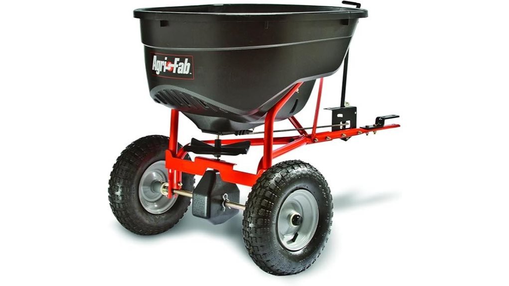 heavy duty lawn spreader