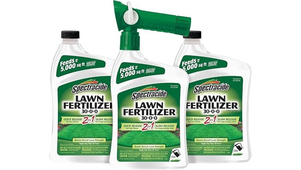 high nitrogen lawn fertilizer