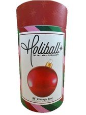 Holiball 30" Giant Red Inflatable Ornament Christmas Yard Decor NEW Open Box