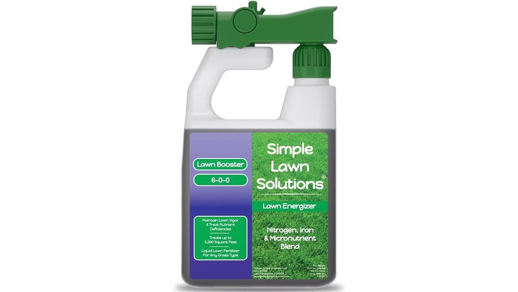 iron enriched lawn fertilizer