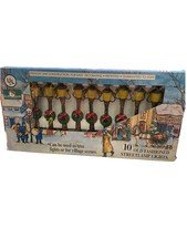 Kurt Adler Christmas Village Street Lamp Posts Set Of 10 Holiday Santa World