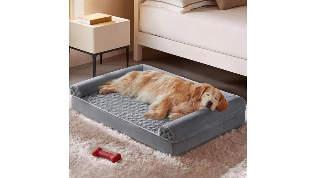 large orthopedic dog bed