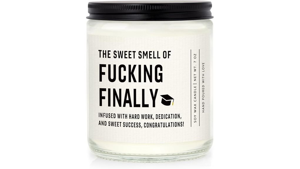 lavender scented graduation candle