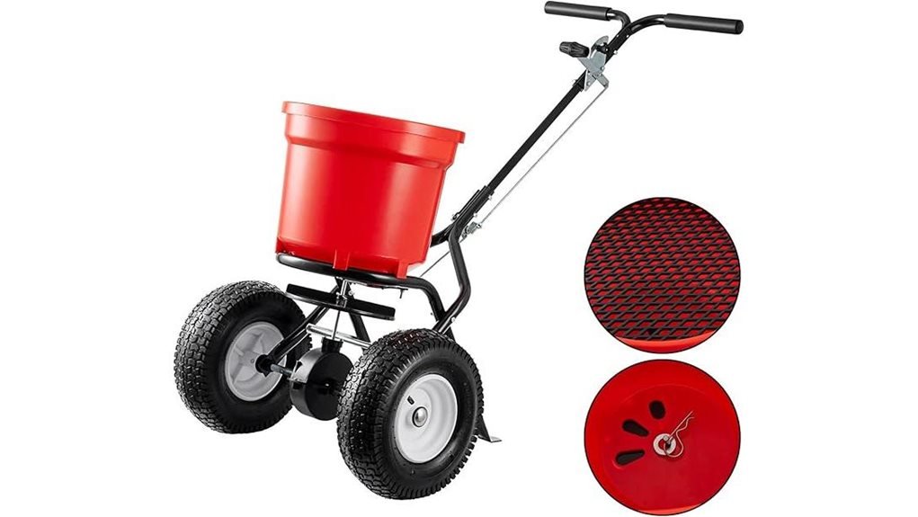 lawn fertilizer spreader 90 lb