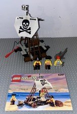 Lego 6261 Pirates I Raft Raiders Complete Set Vintage Minifigures Manual