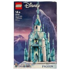 LEGO Disney Frozen Ice Castle 43197 Retired Partially Built 100% COMPLETE