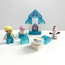 Lego Duplo Frozen Disney 10920 Elsa & Olaf's Tea Party 99% Complete No Box Book