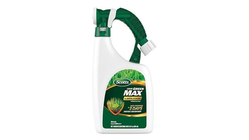 liquid lawn fertilizer solution