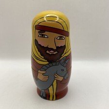 Nativity Nesting Dolls Set of 5 Holy Family Wiseman & Shepherd