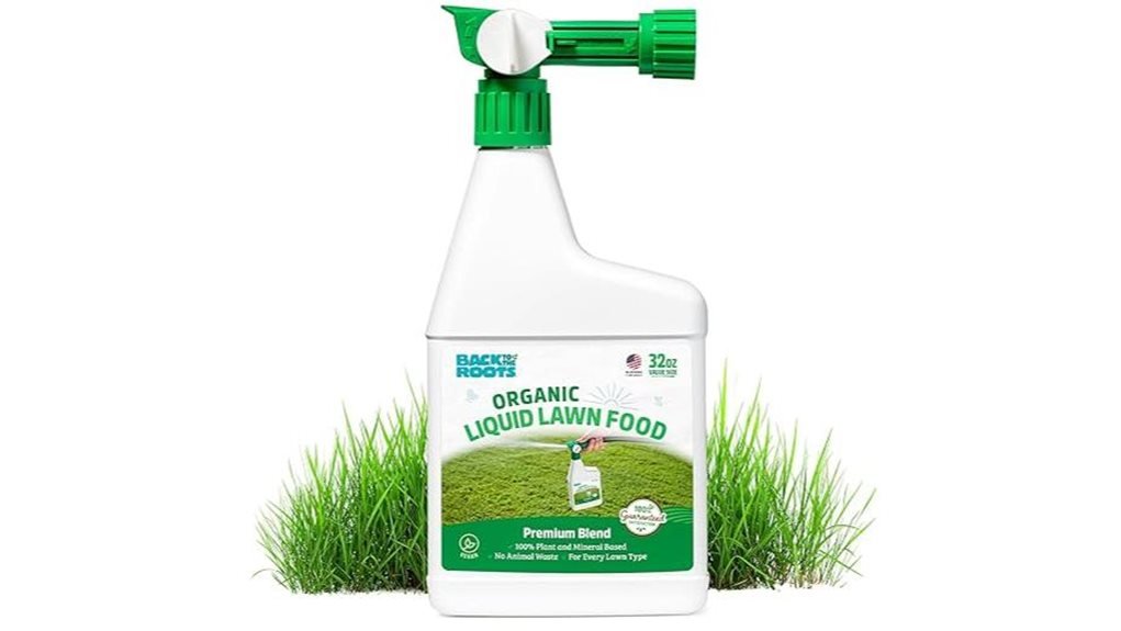 organic lawn food bottle