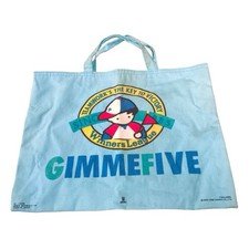 RARE 1988 Sanrio GIMME FIVE Tote Bag Vintage Retro Japan Kawaii 80s Winners Leag
