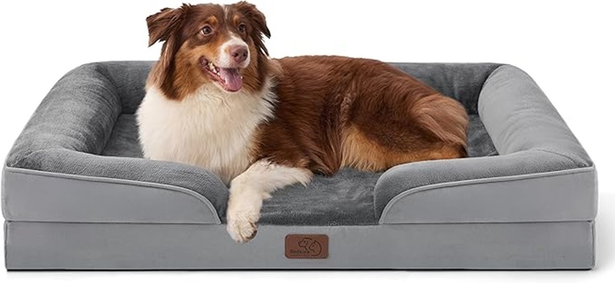 removable cover orthopedic dog bed