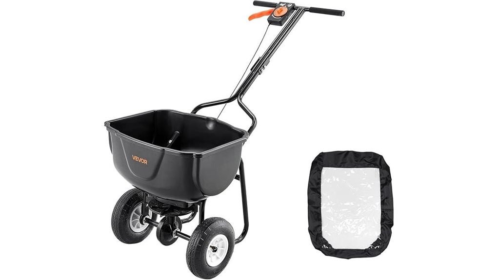 seed and fertilizer spreader