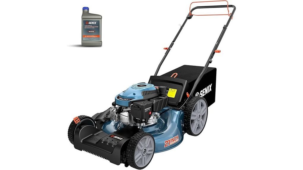 self propelled gas lawn mower