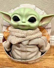 Star Wars Mandalorian Grogu Baby Yoda 11" Plush Toy Disney Mattel New in Box