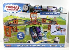 Thomas & Friends Race for the Sodor Cup Train Track Set Playset Thomas & Kana