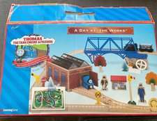 Thomas & Friends Wooden Train A DAY AT THE WORKS SET 1998 99% Complete NICE