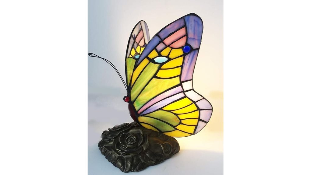 tiffany butterfly blue lamp