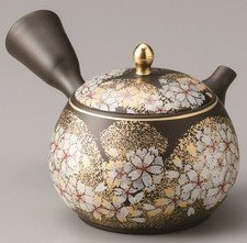Tokoname ware Pottery Japanese Teapot Yoshino Cherry blossom Kyusu 220ml Japan