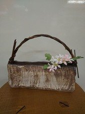 Vase Japanese Pottery of Shigaraki 26x5.5x21cm/10.23x2.16x8.26" Vase Vase #701