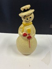 Vintage Snowman Lamp