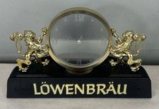 VINTAGE 1982 SPECIAL LOWENBRAU BEER ELECTRIC LIGHTED BAR CLOCK