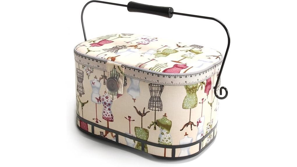 vintage sewing basket design