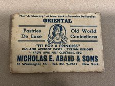 Vintage Advertising MIRROR Nicholas E. Abaid & Sons NY