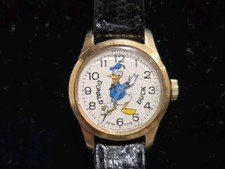 Vintage Bradley Donald Duck Disney Swiss Made Character Watch - Needs Battery